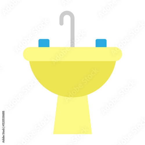 Basin Vector Flat Icon Design