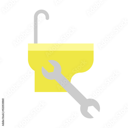 Bidet Vector Flat Icon Design