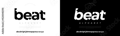 Bold and rounded geometric font with a futuristic feel, ideal for digital, logo, and tech designs