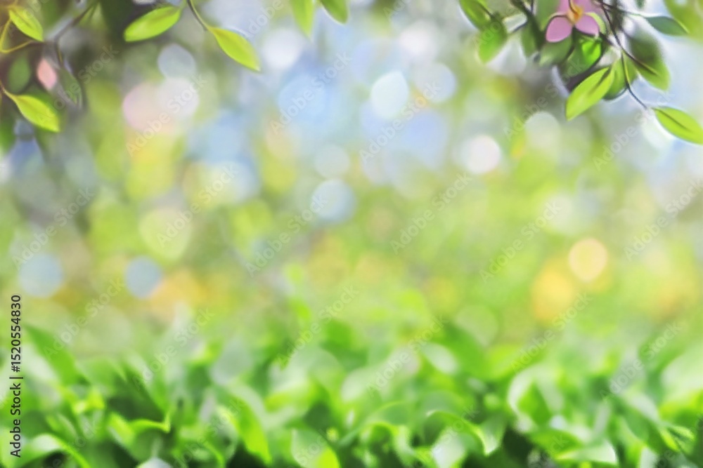 spring background with green leaves spring background with green leaves