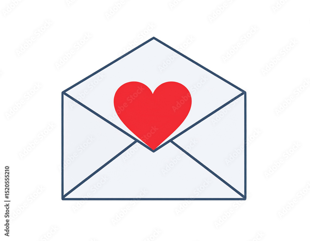 Love letter valentines day card heart envelope message romance graphic Love letter valentines day card heart envelope message romance graphic
