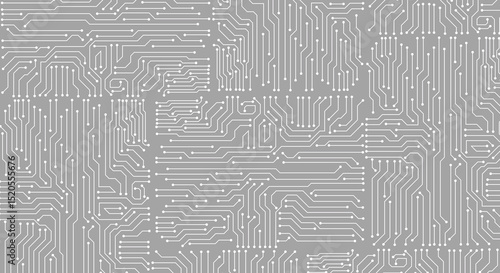 Illustration of a digital circuit board that is ideal as a background. Electronic circuit board close up. Motherboard digital chip