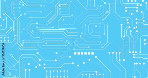 Electronic circuit board close up. Motherboard digital chip. High-tech technology background. 