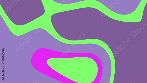 Abstract colorful background with fluid shapes in purple and green, ideal for design projects