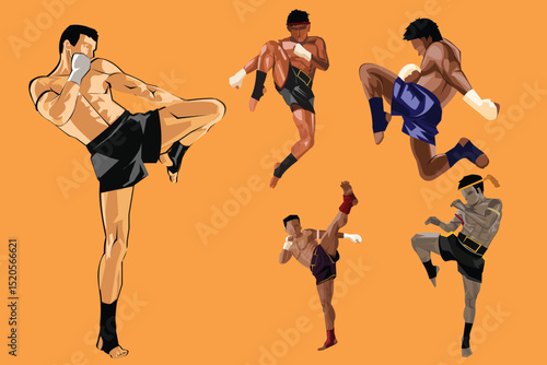 Players must fight in various styles of Muay Thai.