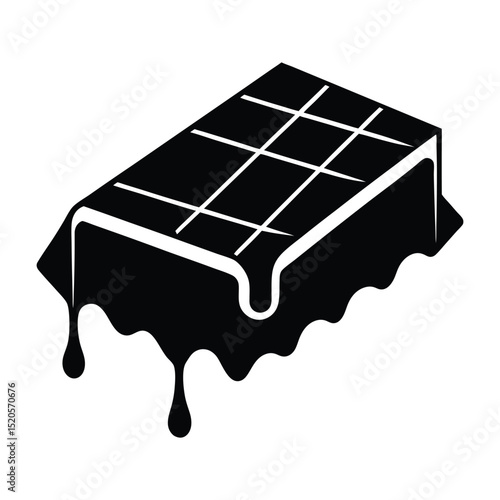 vector illustration of a chocolate bar