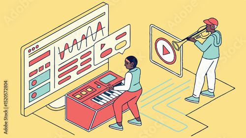 Music production online collaboration software for musicians creating songs together remotely virtual studio