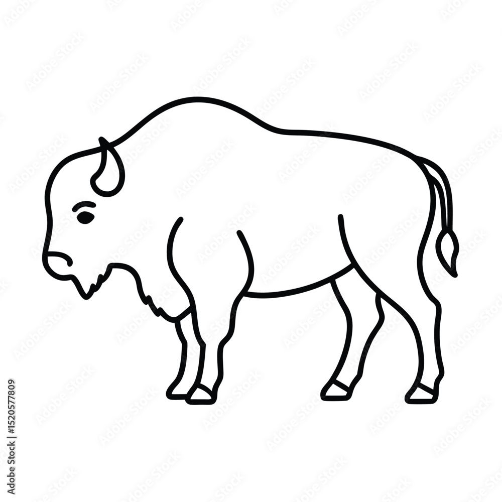 silhouette of a bull silhouette of a bull