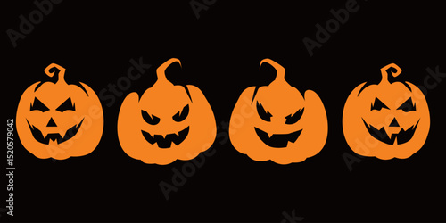 halloween pumpkin ilustration...