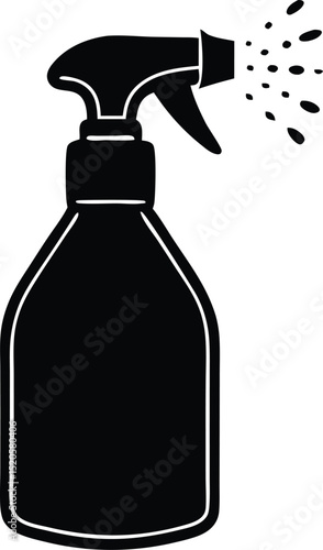 spray bottle vector illustration