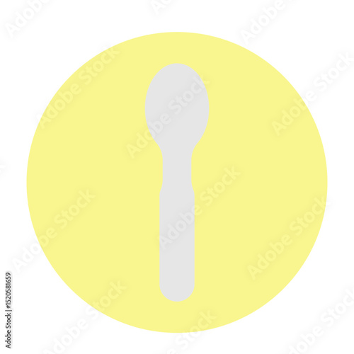 Teaspoon Vector Flat Icon Design