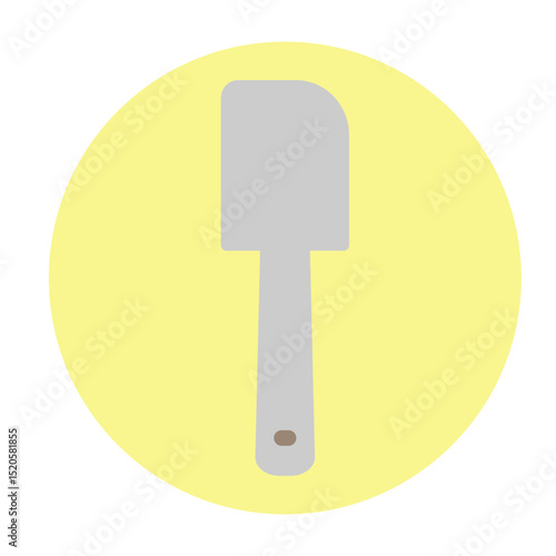 Silicone Spoon Vector Flat Icon Design