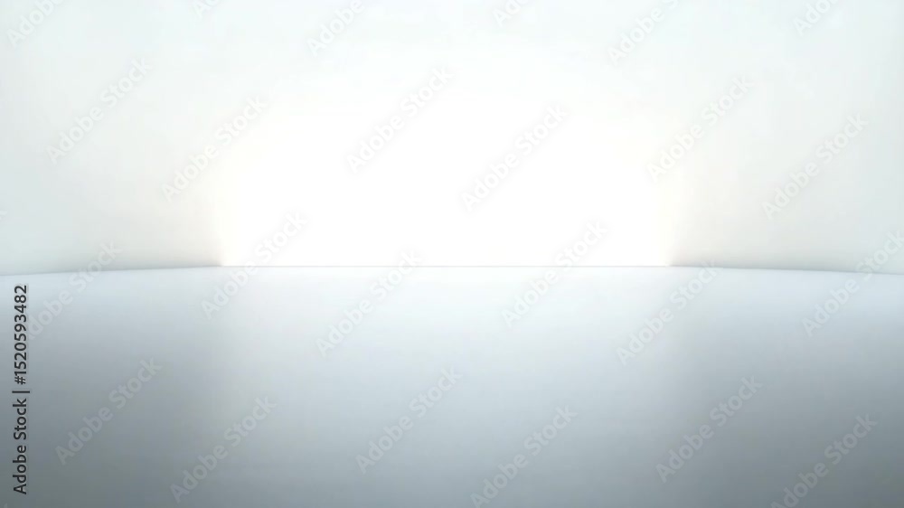 Minimalist white background with soft lighting, ideal for product photography or presentations
