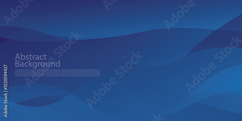 Teal background. Abstract very saturated light bluish cyan pattern with translucent curved line. EPS10 Vector Illustration