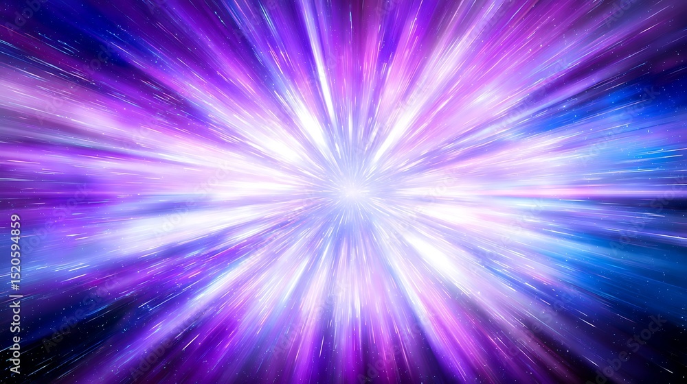 Hyperdrive space burst through the cosmos