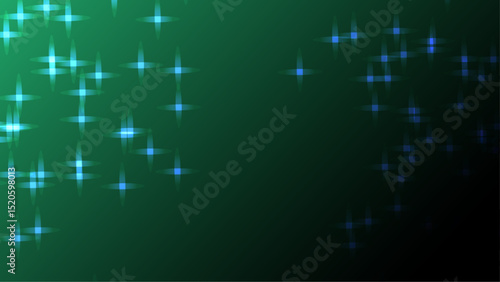 Blue and pink stardust particle on dark background