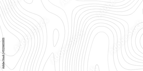 Abstract contour topographic lines pattern with modern geographic elevation design, digital terrain mapping background, land survey texture, detailed cartography illustration for decorative landscape.
