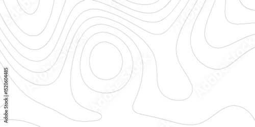 Minimal topographic contour lines map design with abstract elevation curves, modern geographic terrain pattern, land survey illustration, cartography background texture for landscape mapping artworks.