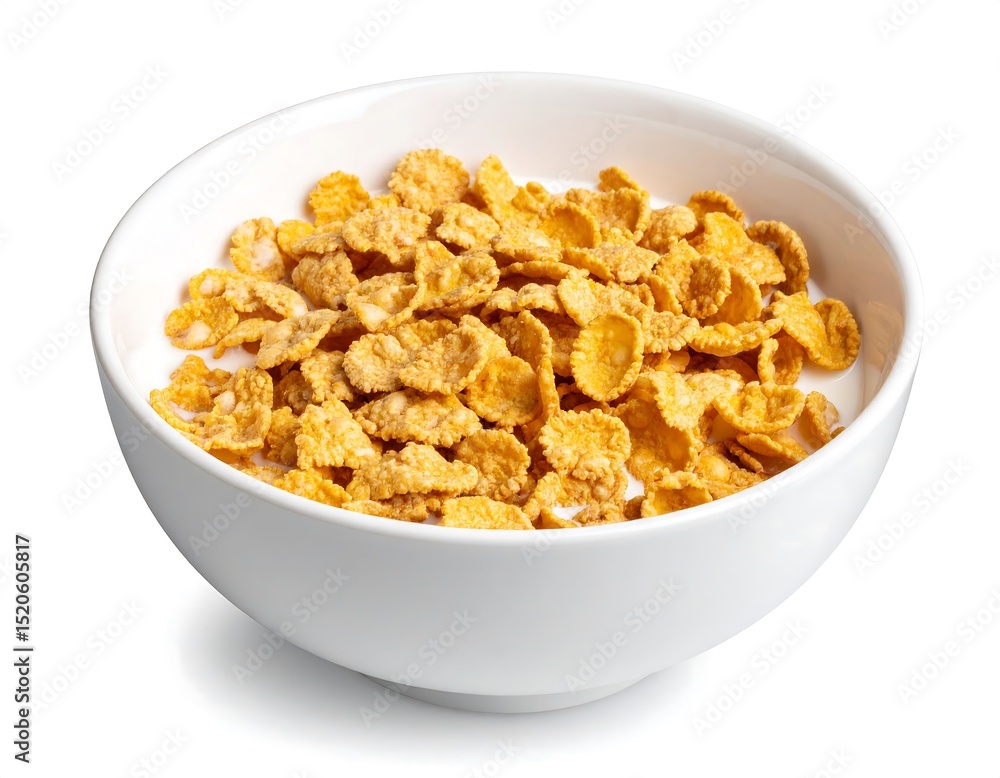 Cereal in a bowl of milk Cereal in a bowl of milk