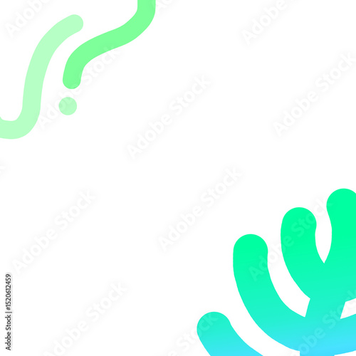 Summer flat tropical illustration background.