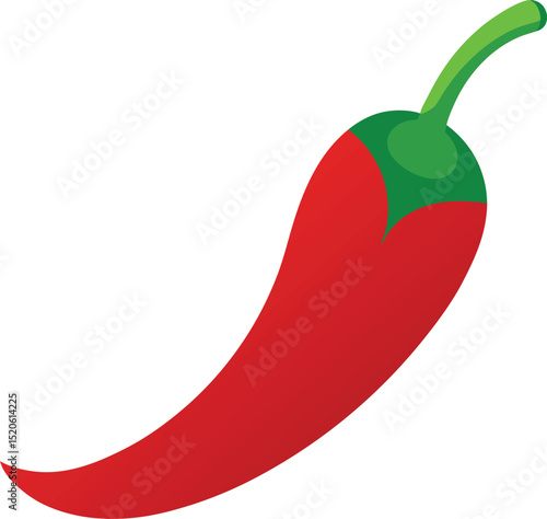 chili pepper vector on white background  .eps