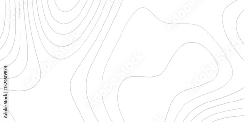 Abstract geometric modern and curved Topographic Map Background with Contour Lines and Geographic Grid, Realistic Topographic Relief Map, Abstract geometric line Background with curved lines.