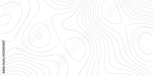 Abstract geometric modern and curved Topographic Map Background with Contour Lines and Geographic Grid, Realistic Topographic Relief Map, Abstract geometric line Background with curved lines.