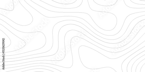 geometric black stripes wave paper curved reliefs abstract background, black Topographic map patterns, topography  line contour map, Topographic map landscape terrain texture grid with various lines.