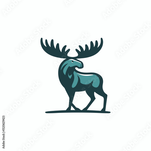 Majestic moose logo