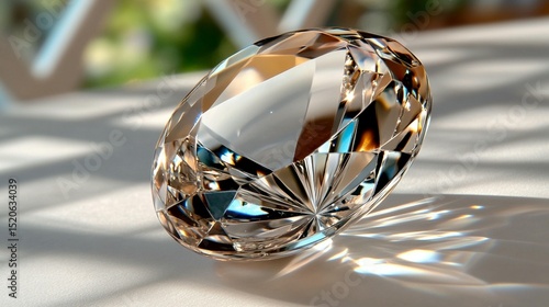 Brilliant Cut Gemstone: Light Refraction