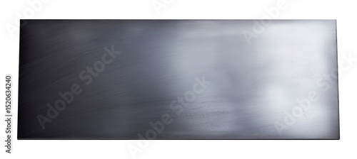 Panel kuchenny z motywem Dark gray metal panel isolated on transparent background