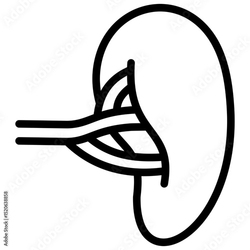 spleen line icon
