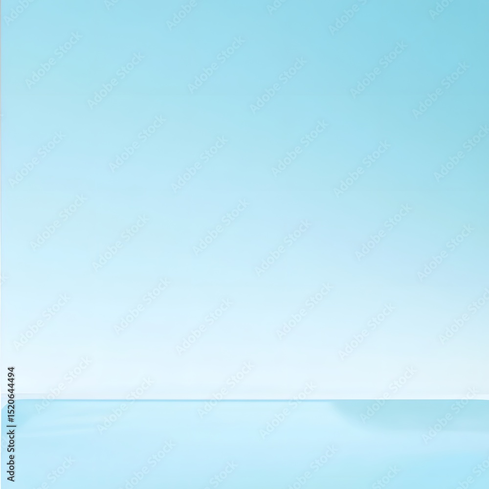 Fototapeta premium Blue room wall background image