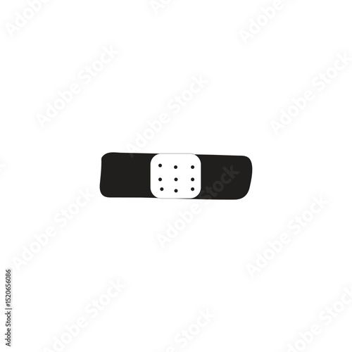 plaster silhouette illustration used to cover wounds