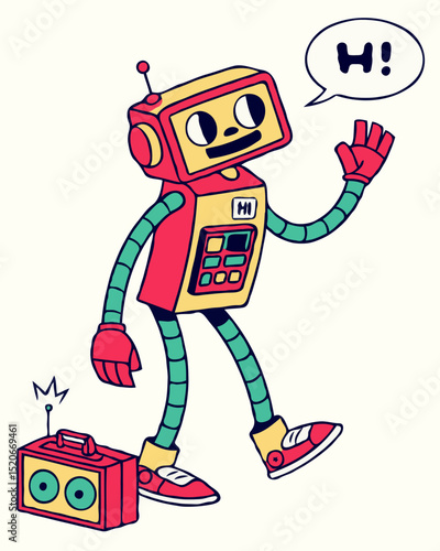 funny cartoon android