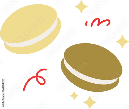 Bakery Cake Icon Illustration Baking Tools Pastry Bread Donuts Cupcakes Cookies and Kitchen Equipment Baker House Pastry Muffin