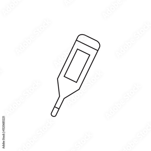 Digital thermometer icon Art design illustration. Thermometer Icon Vector Illustration Design.