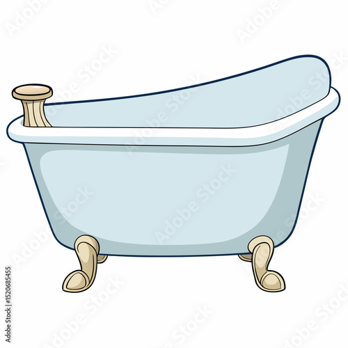 old fashioned bathtub