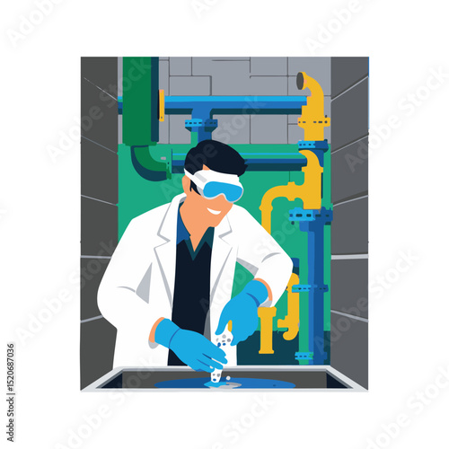 Plumber Working Pipe Repair
