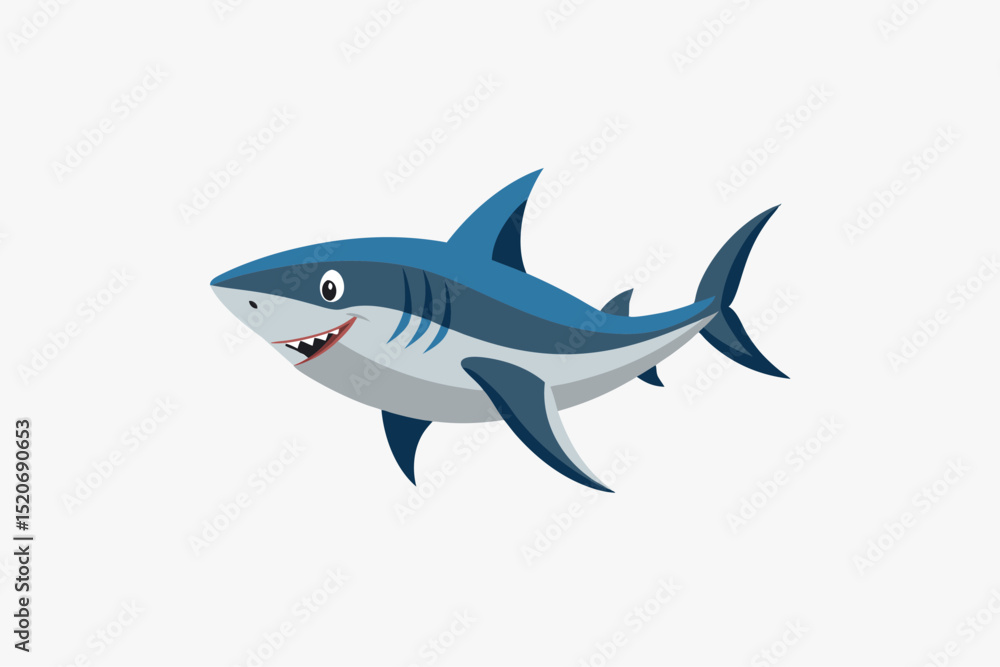 Naklejka premium shark