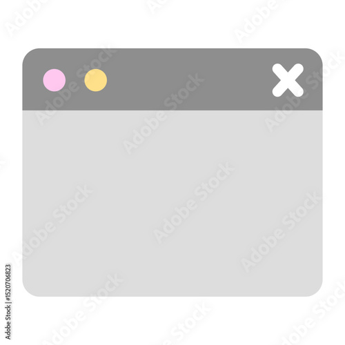 User interface web browser icon
