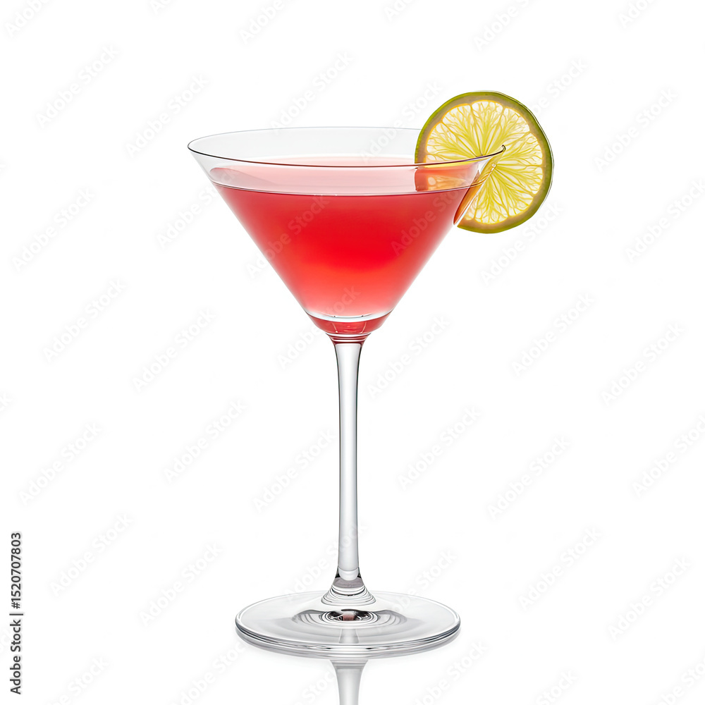 cocktail with ice and lime cocktail with ice and lime