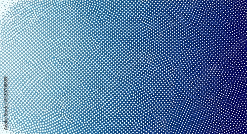 Abstract Blue and White Dotted Pattern Background Texture