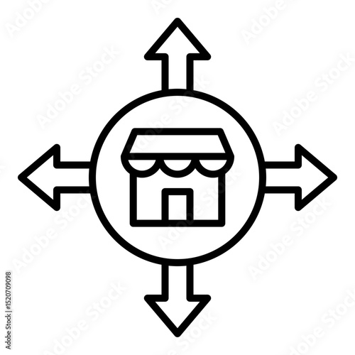 market expansion icon