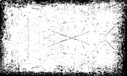 Wallpaper Mural Distressed black texture. Dark grainy texture on white background. Dust overlay textured. Grain noise particles. Rusted white effect. Grunge design elements.	 Torontodigital.ca