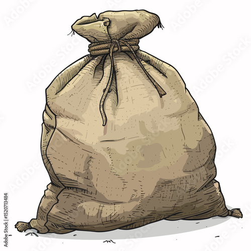 Vector gunny sack 