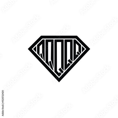 QQ monogram logo design letter text name symbol monochrome logotype alphabet character simple logo