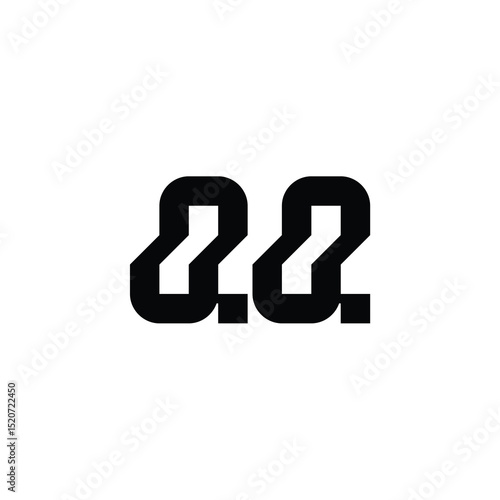 QQ monogram logo design letter text name symbol monochrome logotype alphabet character simple logo
