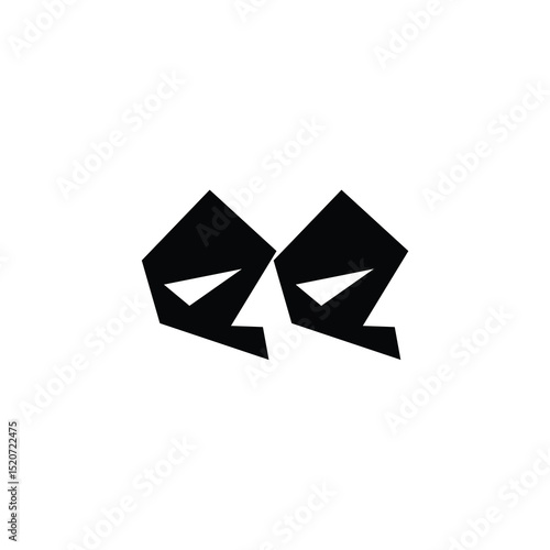 QQ monogram logo design letter text name symbol monochrome logotype alphabet character simple logo