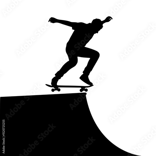 skateboarder jumping on a skateboard